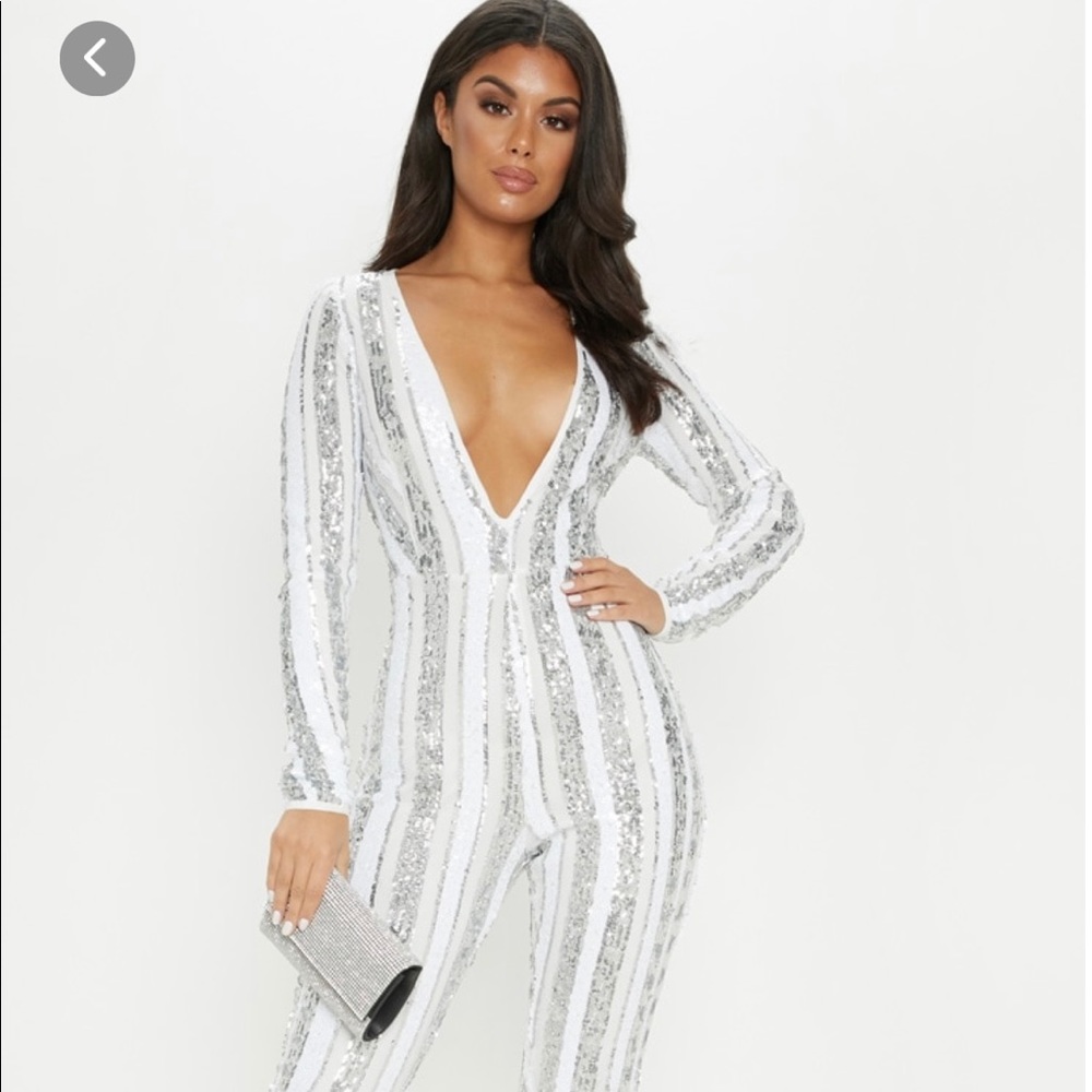 Pretty little thing Sequin jumpsuit